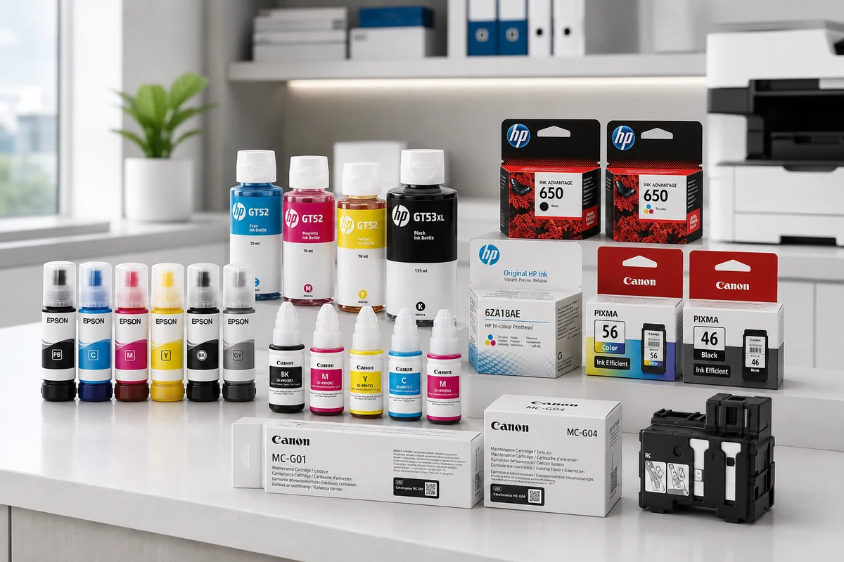 Epson Canon ve HP orijinal ve muadil yazıcı sarf malzemeleri